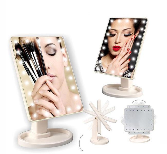 Large Led Makeup Mirror » Bronze.qa Online Shopping Qatar