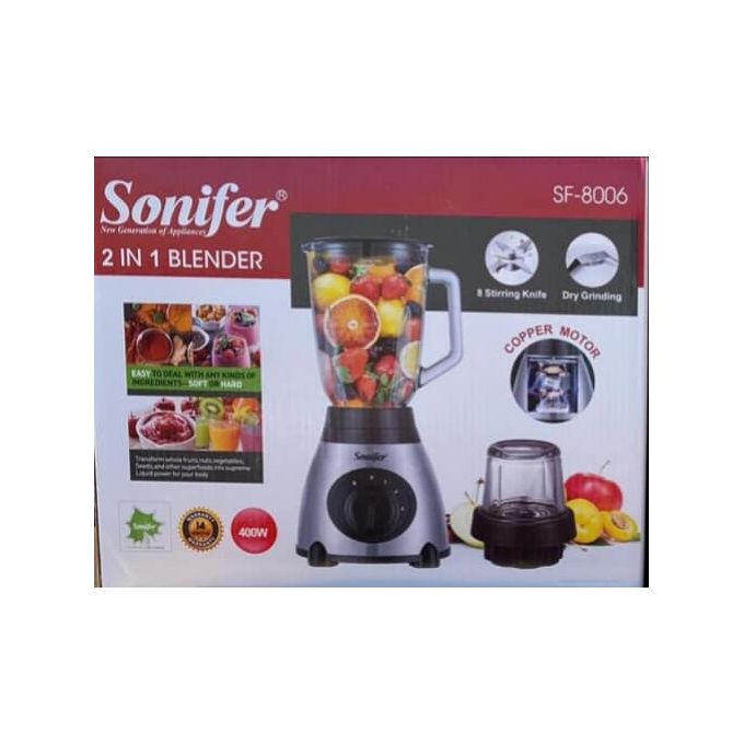 Sonifer SF8006 Original Blender Chopper Multi Food Processor Mix Fruit