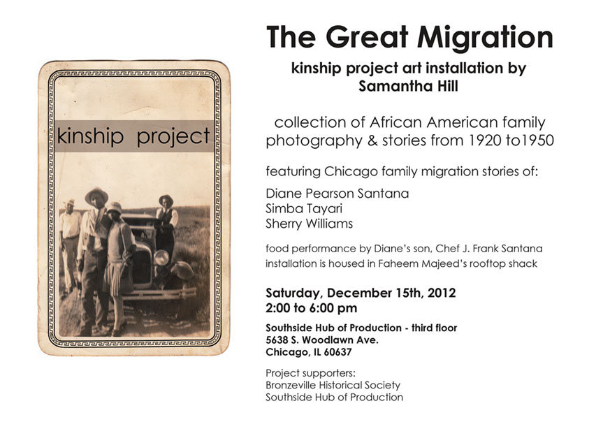 Kinship Project ~ Event at SHop Dec 15, 2012