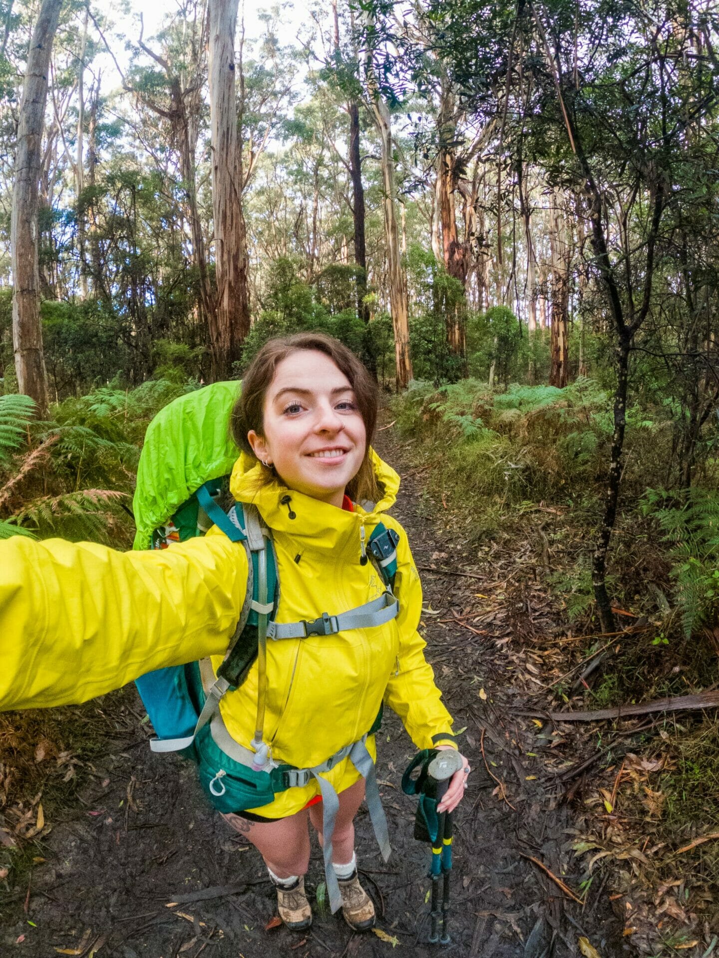 Great Ocean Walk hike Australia solo female hiker rain