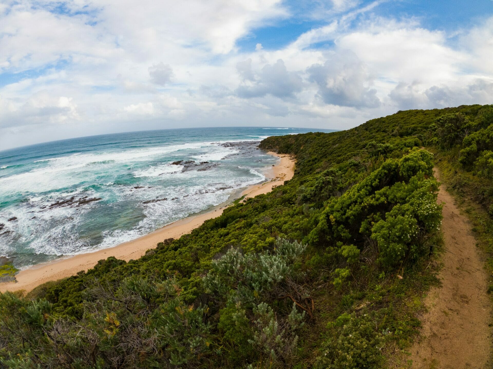 Great Ocean Walk hike Australia Cape Otway beach