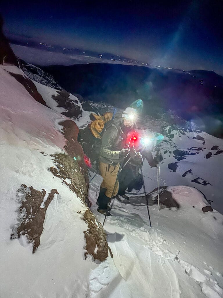 Alpine start on Pico de Orizaba Mexico