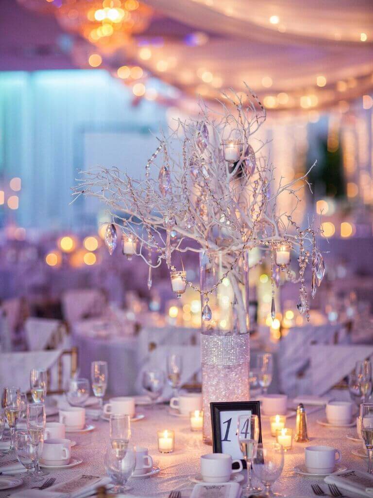 Winter wedding centerpiece ideas · moody bouquet with metallic accents · blush bouquet and warm candles · boho emerald and burgundy centerpiece. Tips For A Gorgeous Nj Winter Wedding Brooklake