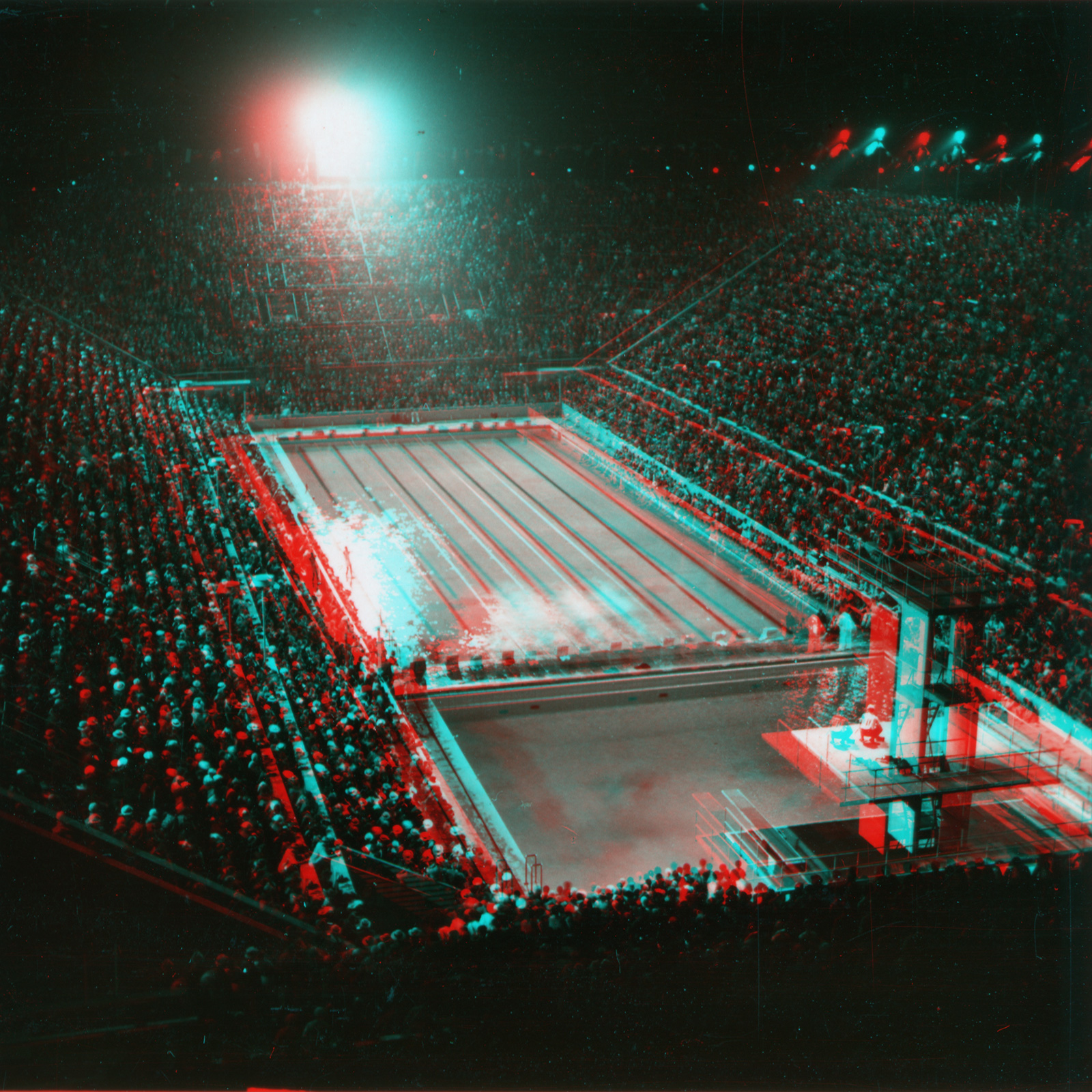 Berlin, closing ceremony in the swimming stadium