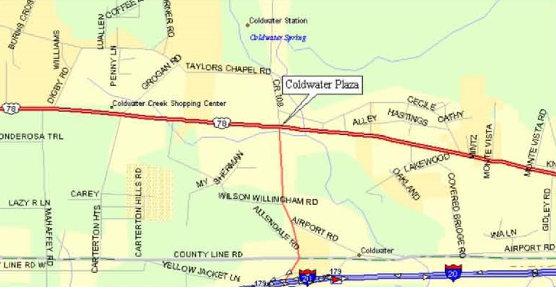 Map Of Coldwater Creek 55b 