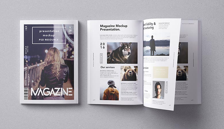 With our psd magazine mockup template, you can showcase your own print designs in style. 150 Free Magazine Psd Mockups To Download