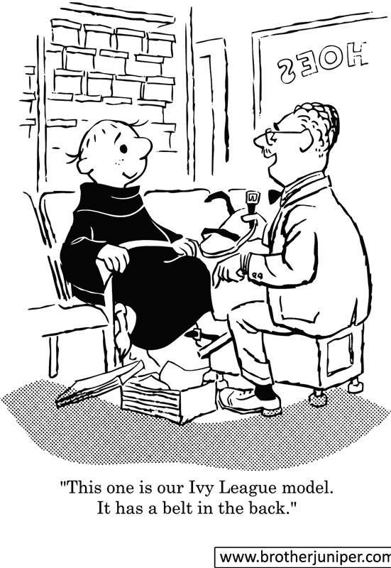 Brother Juniper Cartoon by Fr. Justin ‘Fred’ McCarthy