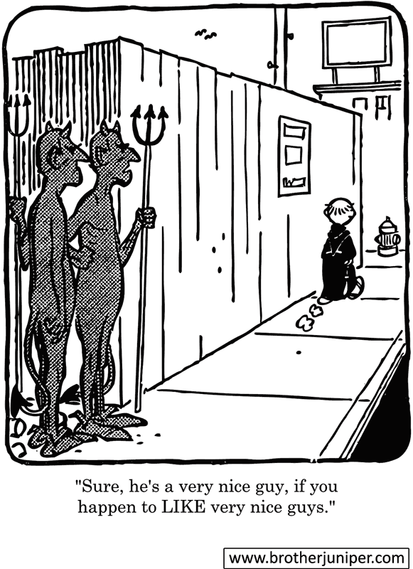 Brother Juniper Cartoon by Fr. Justin ‘Fred’ McCarthy