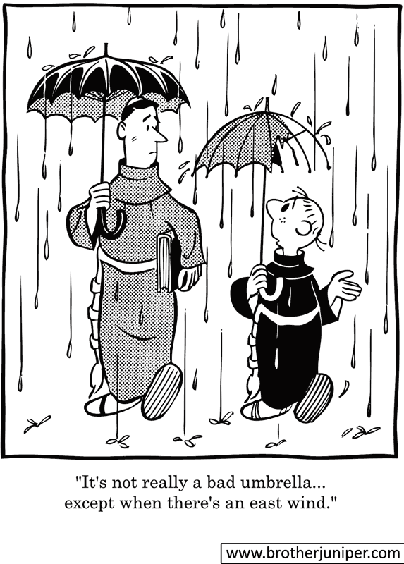 Brother Juniper Cartoon by Fr. Justin ‘Fred’ McCarthy