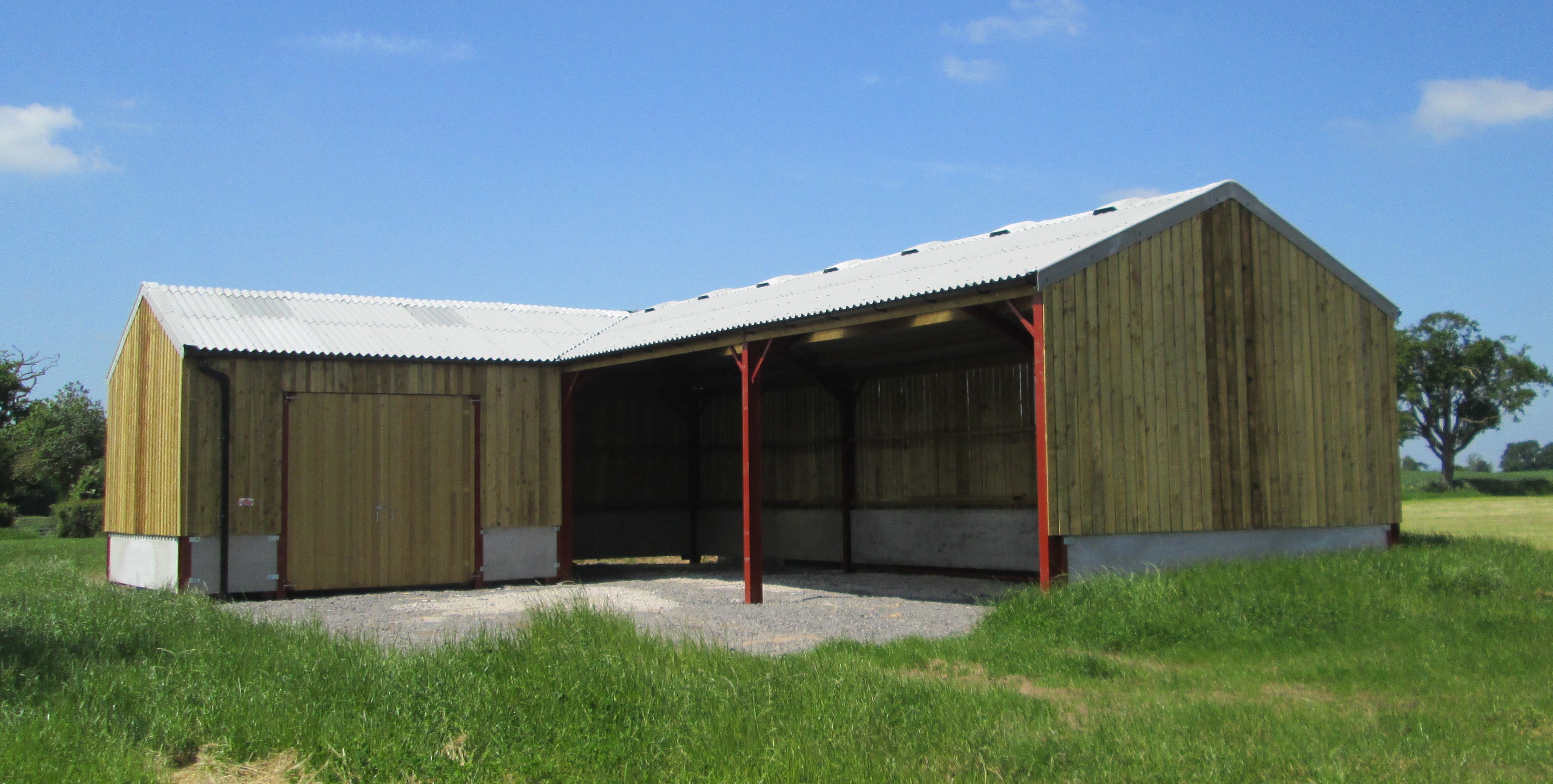 'L' Shaped Storage Building