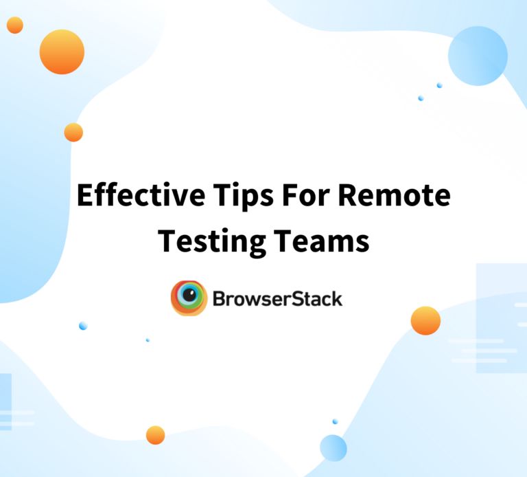 7 Effective Tips For Every Remote Testing Team - Stunning Dark Image - High Resolution