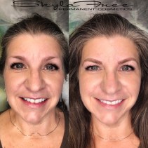 Before and after microblading by Bliss Beauty & Brow Boutique Before and after microblading by Bliss Beauty & Brow Boutique