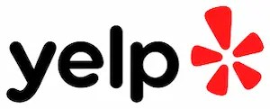 Yelp word with yelp Logo