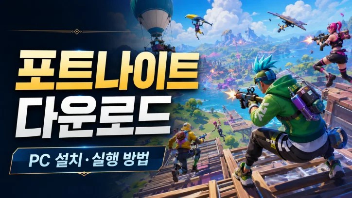 포트나이트 다운로드, Fortnite 다운로드, 포트나이트 PC 설치, 포트나이트 설치 방법, 에픽게임즈 포트나이트, Epic Games Launcher 다운로드, 포트나이트 실행 방법, 포트나이트 무료 다운로드, Fortnite PC