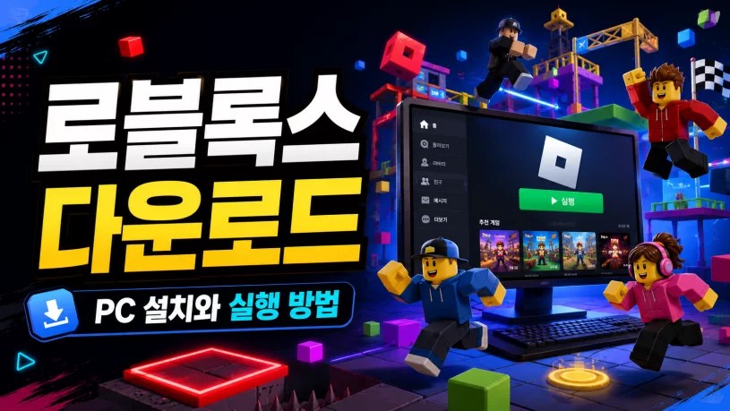 로블록스 다운로드, Roblox 다운로드, 로블록스 PC 설치, Roblox PC 설치, 로블록스 설치 방법, Roblox Windows 다운로드, 로블록스 실행 방법, Roblox - Windows, 로블록스 무료 다운로드