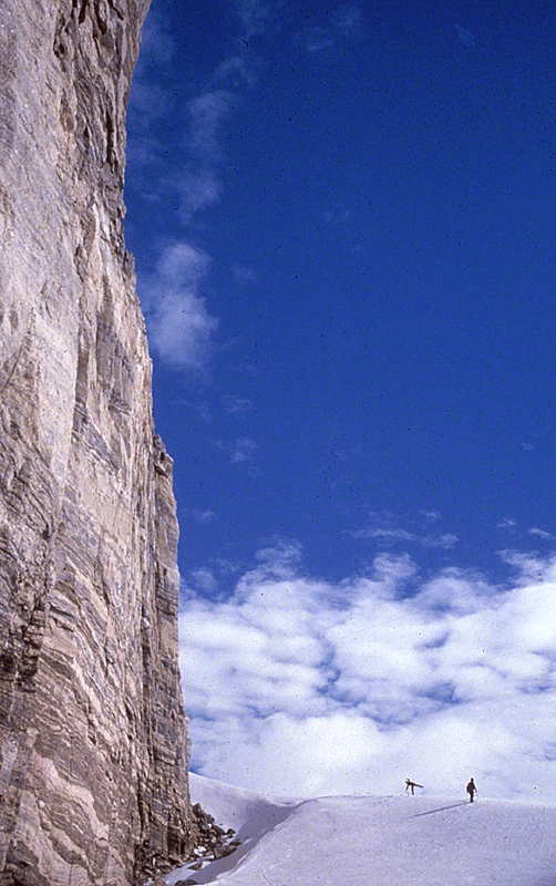 Mt. Bitgood, Fosdick Mountains, Marie Byrd Land, 1989. Photo Steve Tucker