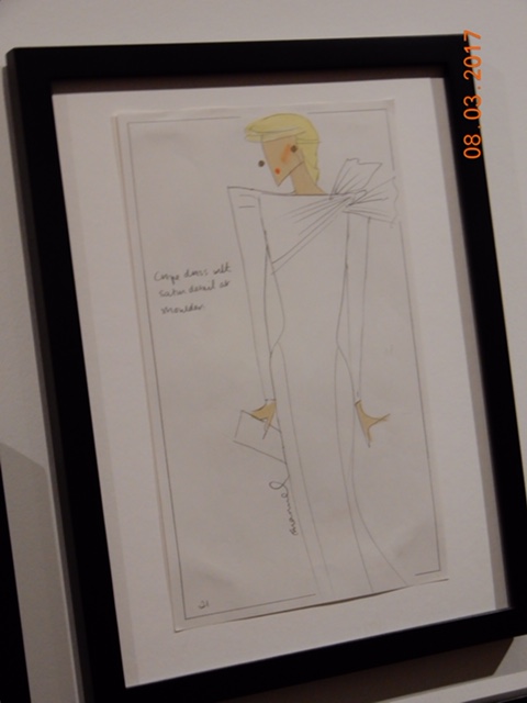 She often made notes to designers