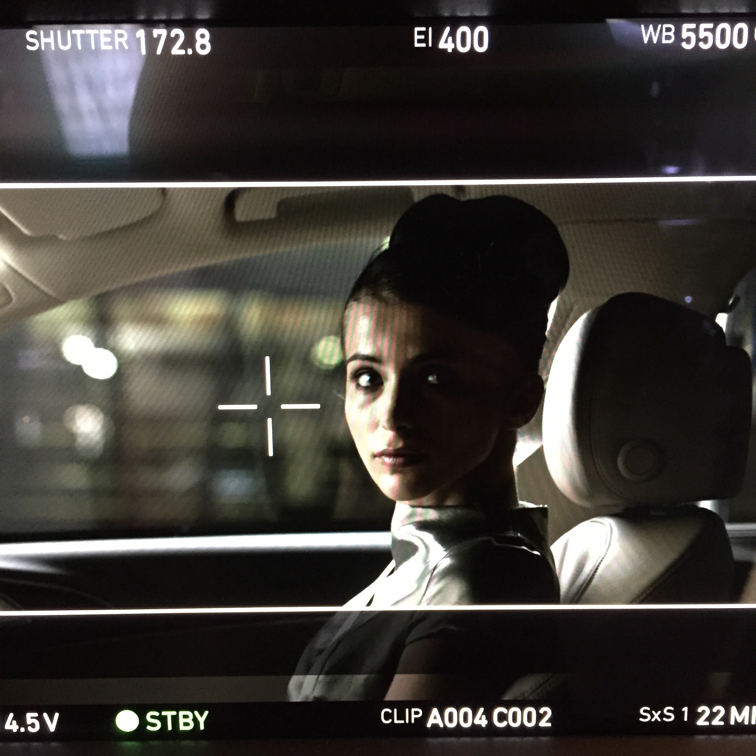Alina in the VTR.