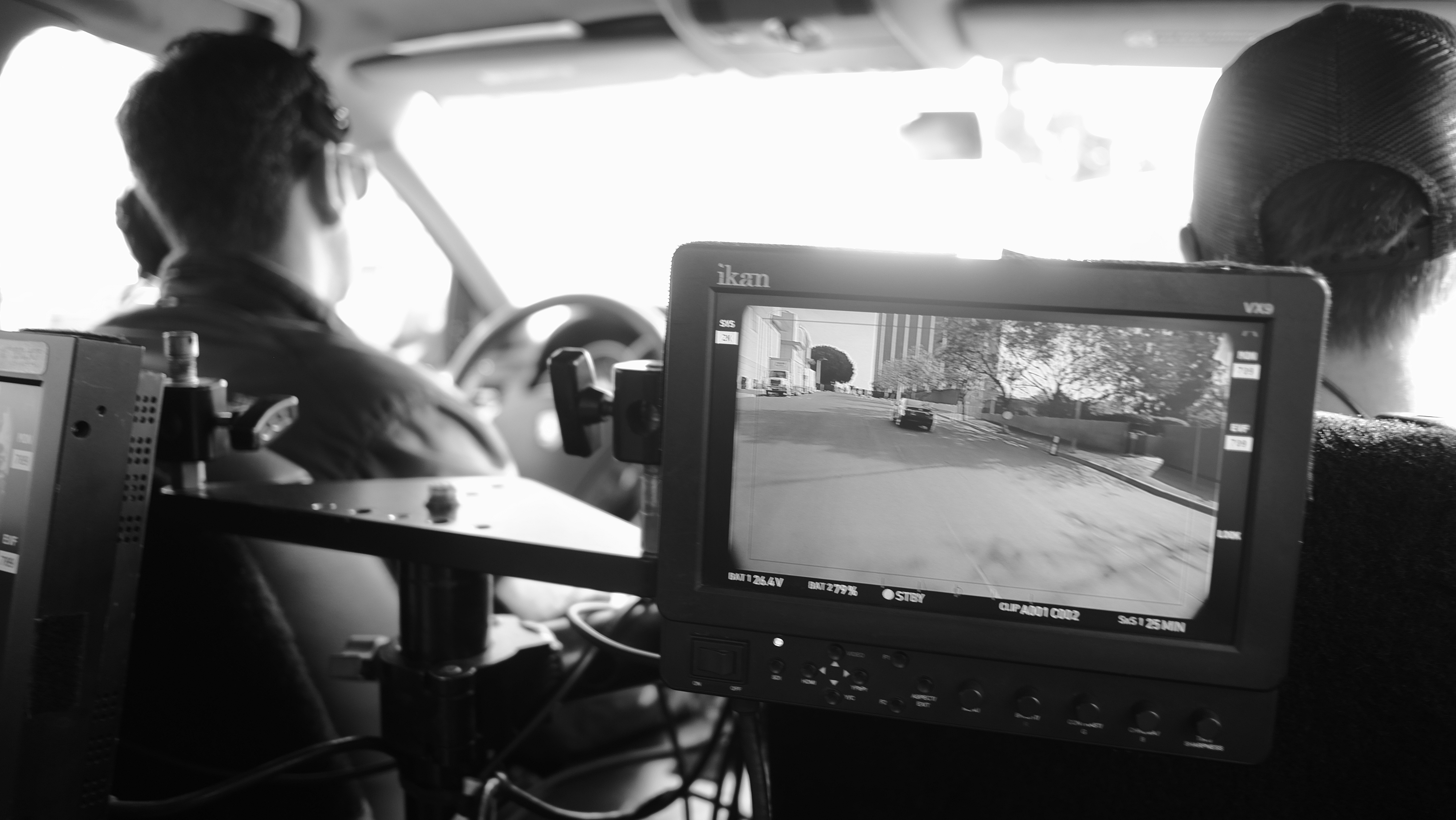 shooting he Camry from the persuit vehicle, Matt driving.
