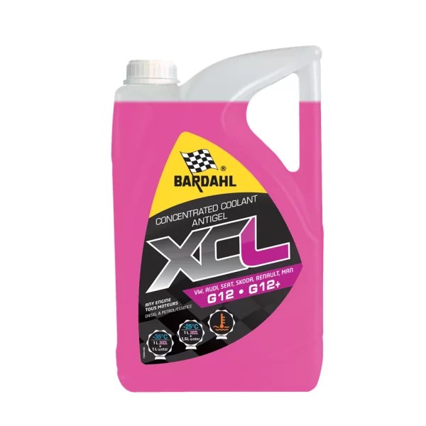Bardahl- Антифриз XCL G12/G12+ концентрат, червен 5L