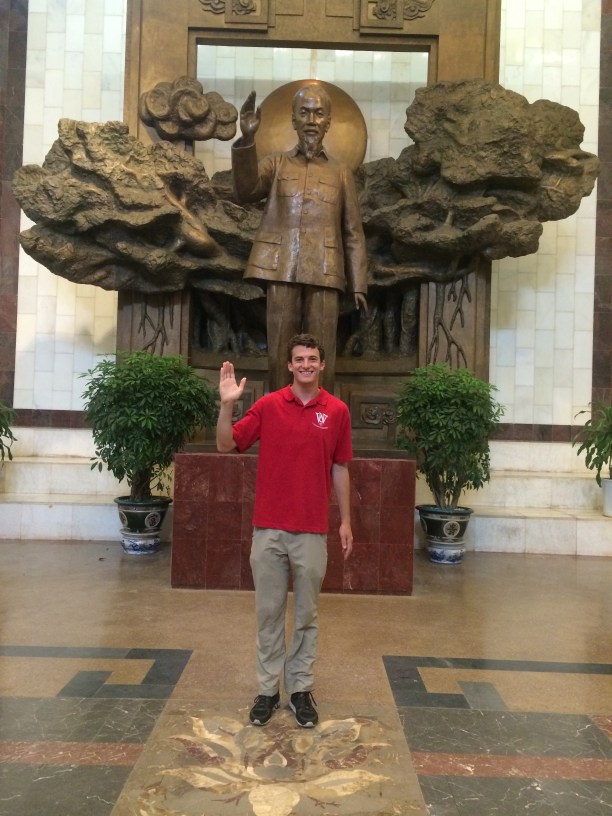 Hanging out with mah Ho (Chi Minh)