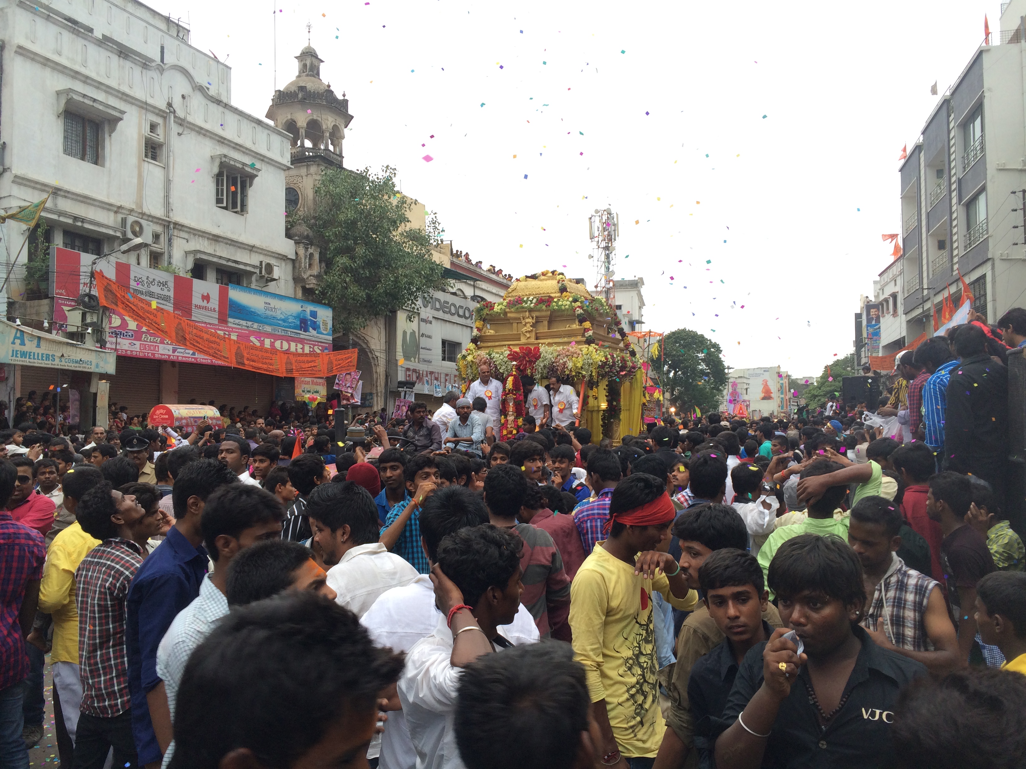 Typical scene from the parade
