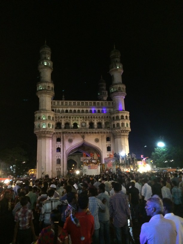 Charminar with the stage in front