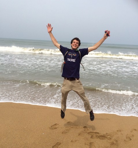 Seeing the Indian Ocean for the first time- I've now been to all of the world's oceans!