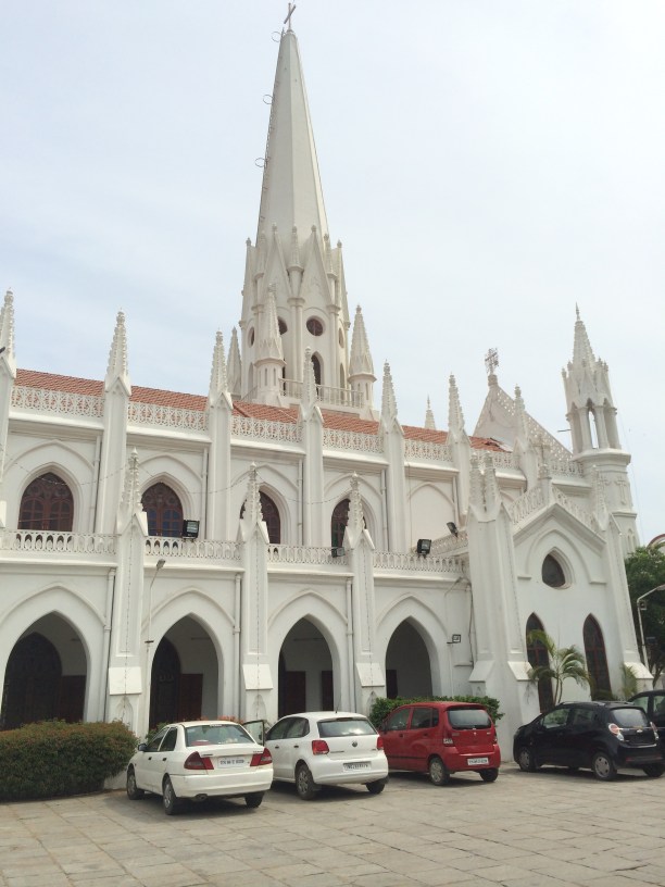 T his church houses the remains of St. Thomas