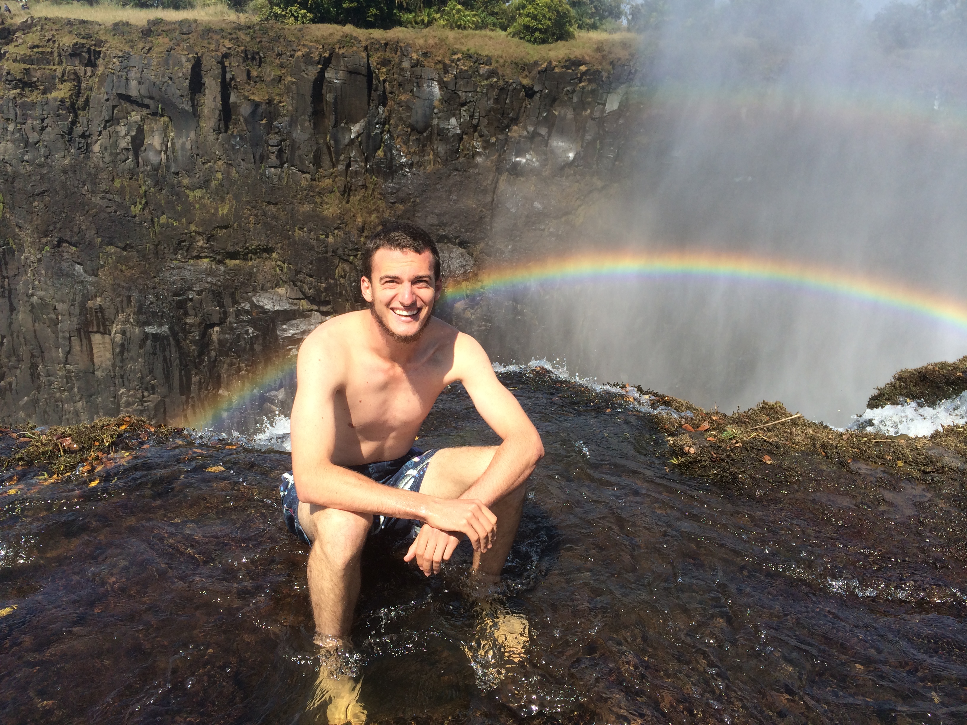 Swimming with rainbows