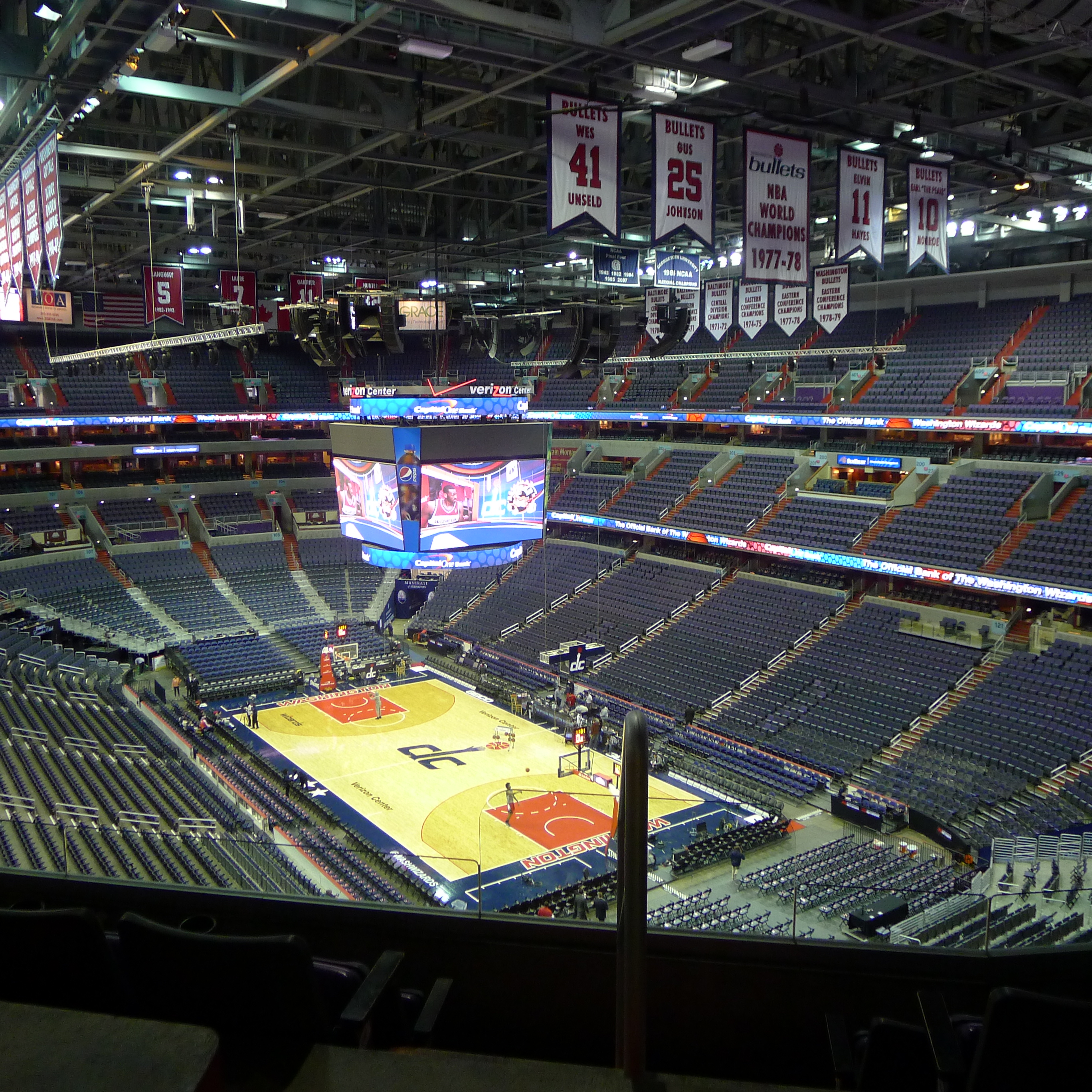 View from Section 422 that Hayley mentioned in the interview.