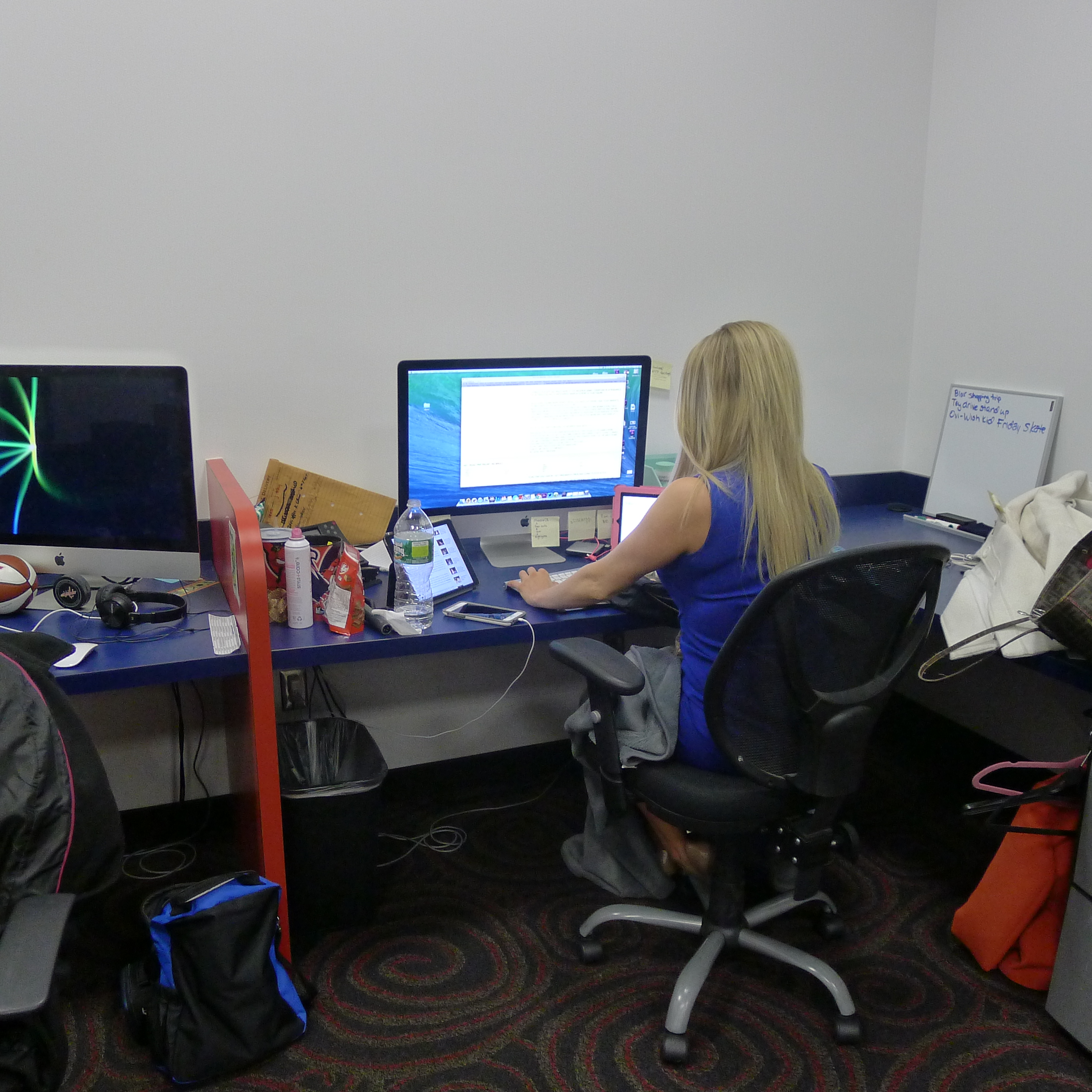 Finishing the final edits on the script.