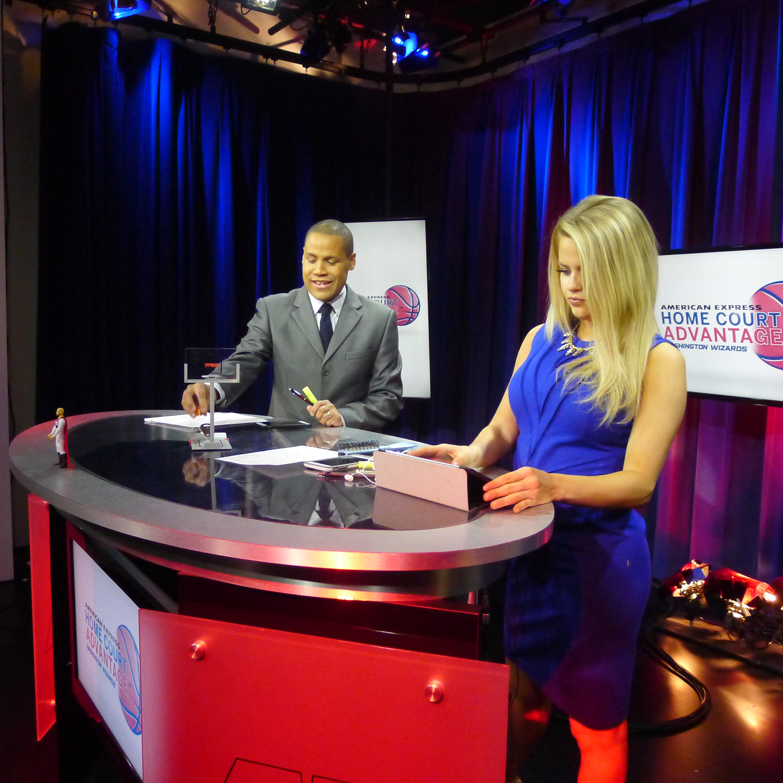 Before the camera rolled.