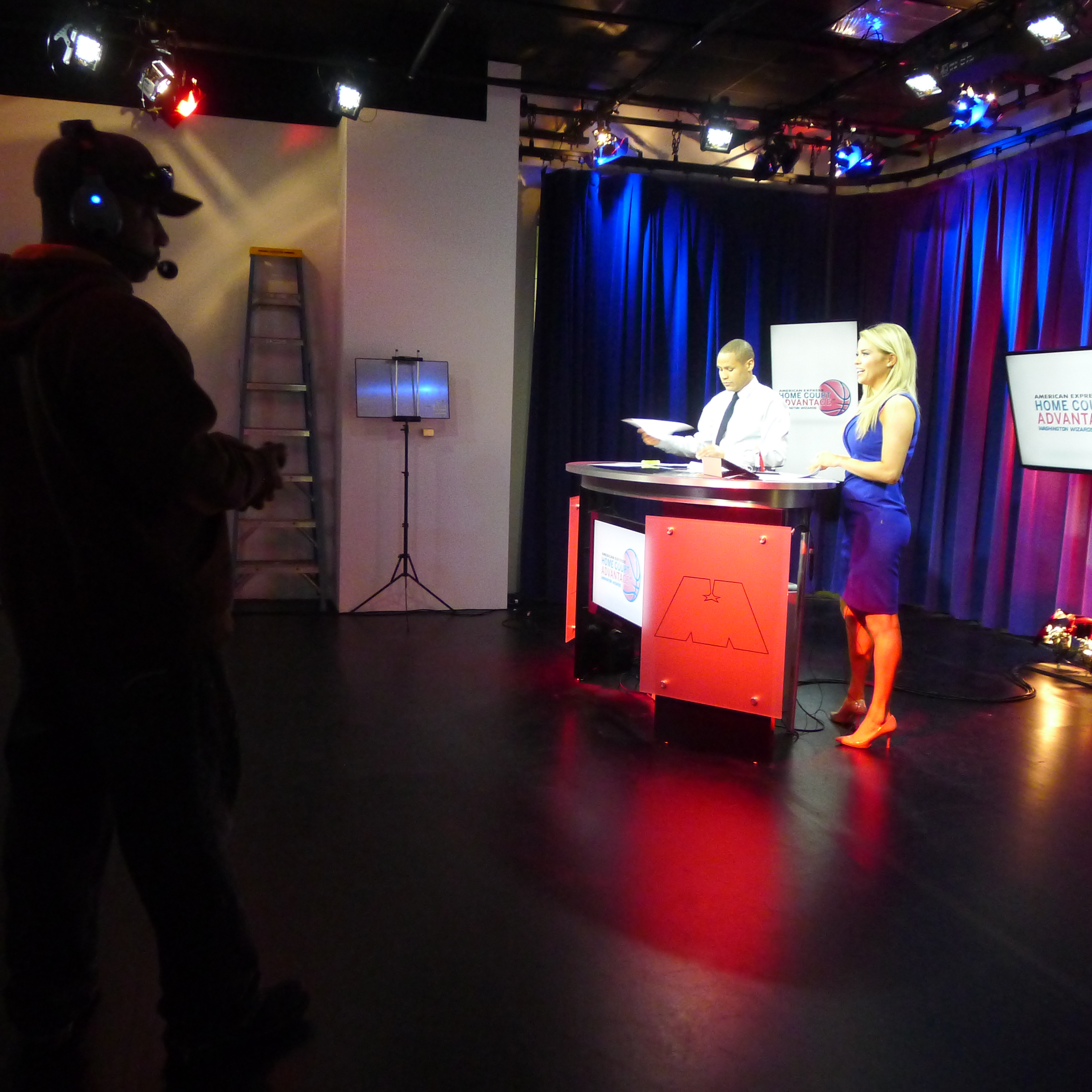 Practice run of that night's show.