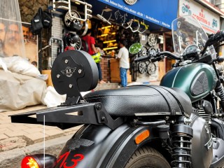 YEZDI ROADSTER BACKREST WITH TOP RACK PLATE (RUSTFREE STAINLESS STEEL PRODUCT)