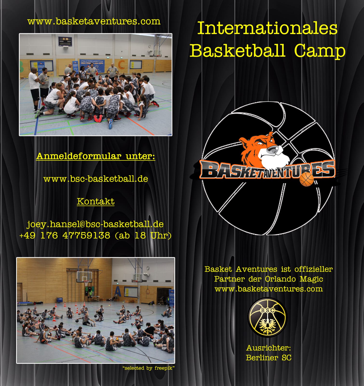 Herbstcamp vom 1.-3. November mit NBA Unterstützung