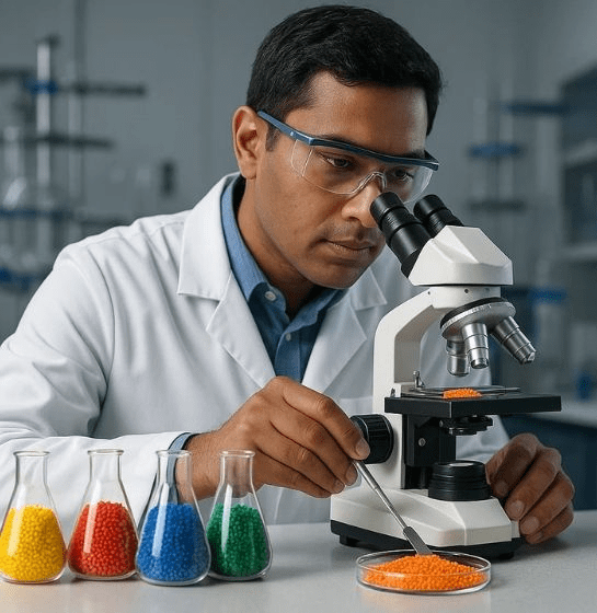 masterbatch manufacturing process at BS masterbatch