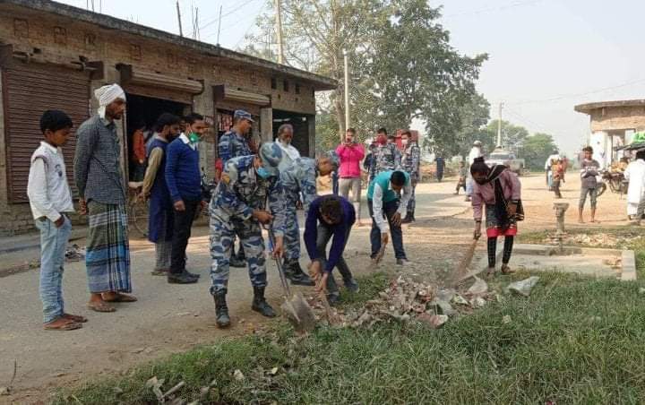 बी.ओ.पि. भिल्मी द्वारा सरसफाइ कार्यक्रम संपन्न