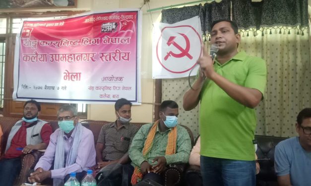 योङ कम्युनिस्ट लिग नेपाल कलैया उपमहानगर पालिका कमिटी गठन