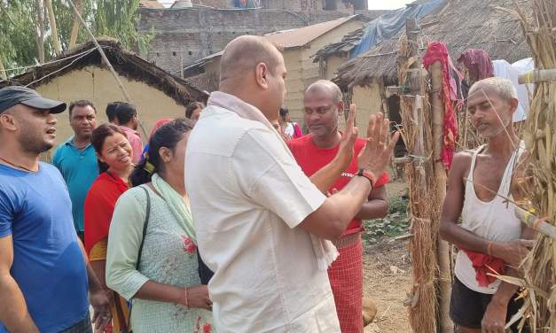 वीरगञ्ज-२५ मा आशुतोष चतुर्वेदी प्रति जनलहर बढ्दै