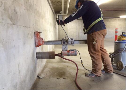 Drilling Installing Through Multi Layered Rebar Consideration - Best Dark Textures in High Resolution