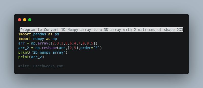 Reshape Re Shape Numpy Array Convert 1 D To 2 D 1 D To 3 D Ndarray Python Numpy Series - Abstract Picture Collection - High Resolution Quality