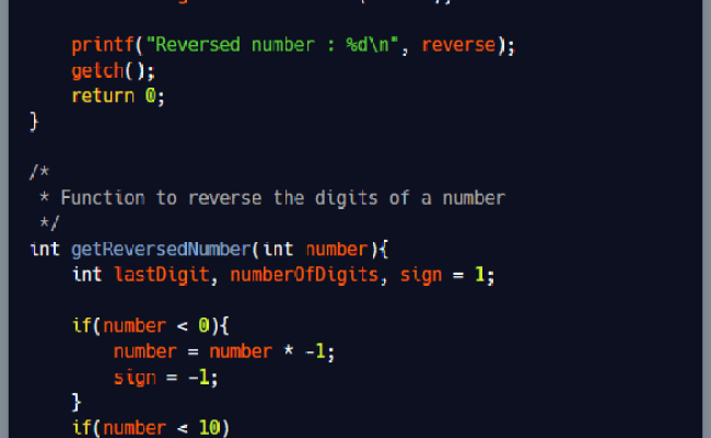 C Program To Reverse A Number Using Recursion - BTech Geeks