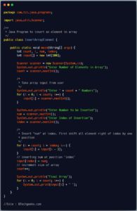 Java Program To Insert An Element At End Of An Array Tutorial World - Download Classic Landscape Wallpaper | Mobile