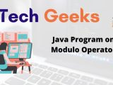 Java Modulo Operator Java Program On Modulo Operator Btech Geeks