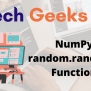 Python NumPy Random.random() Function - BTech Geeks