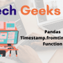 Python Pandas Timestamp.fromtimestamp() Function - BTech Geeks