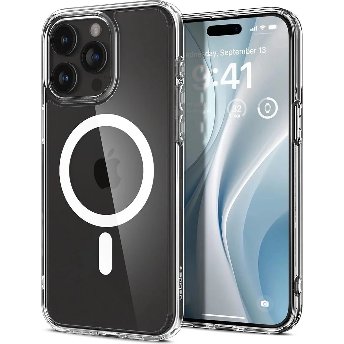 Spigen Apple iPhone 15 Pro Kılıf Ultra Hybrid Magfit (Magsafe Uyumlu) White – ACS06715