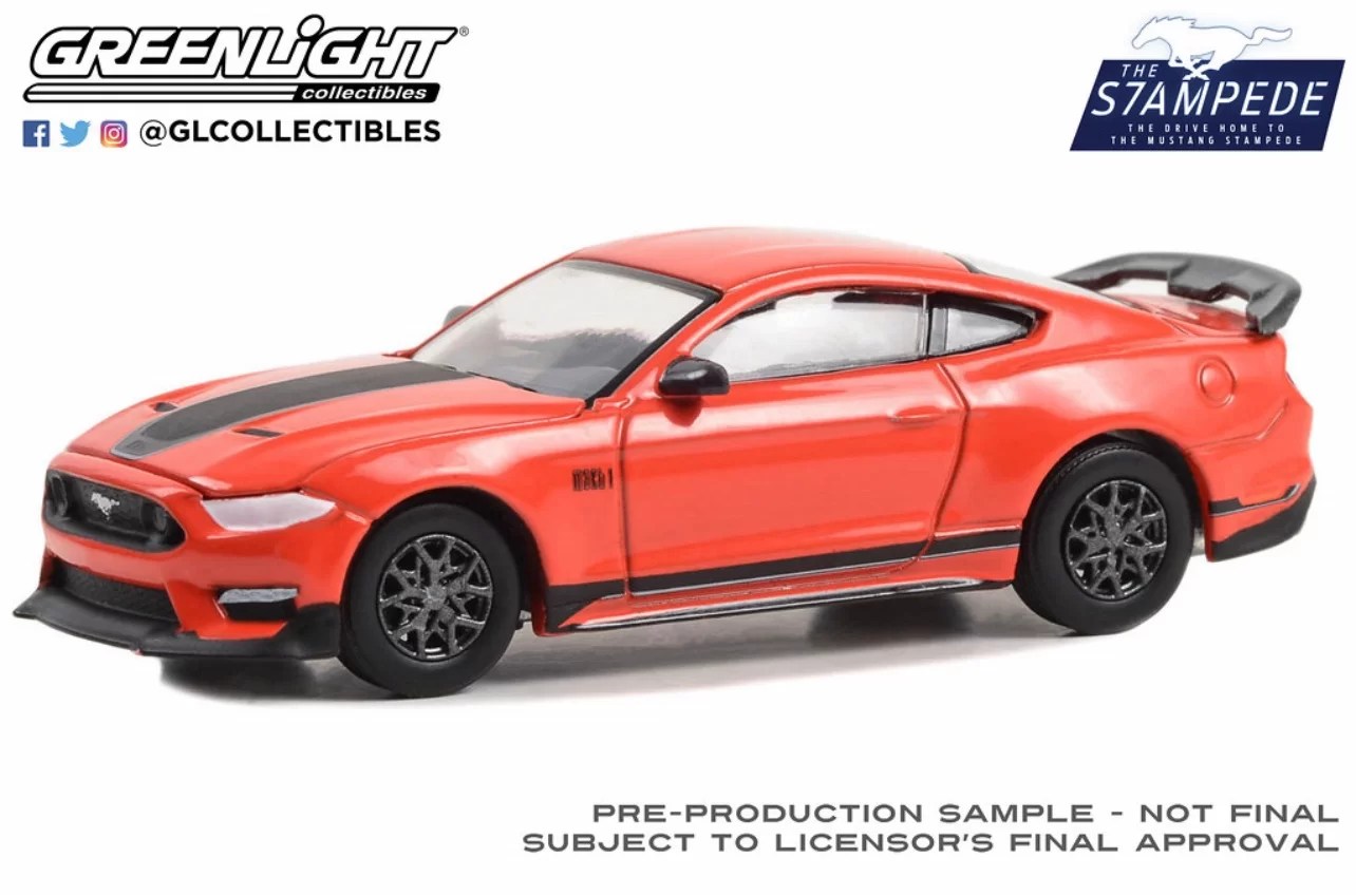 Greenlight 1/64 - 2021 Ford Mustang Mach 1 - Race Red