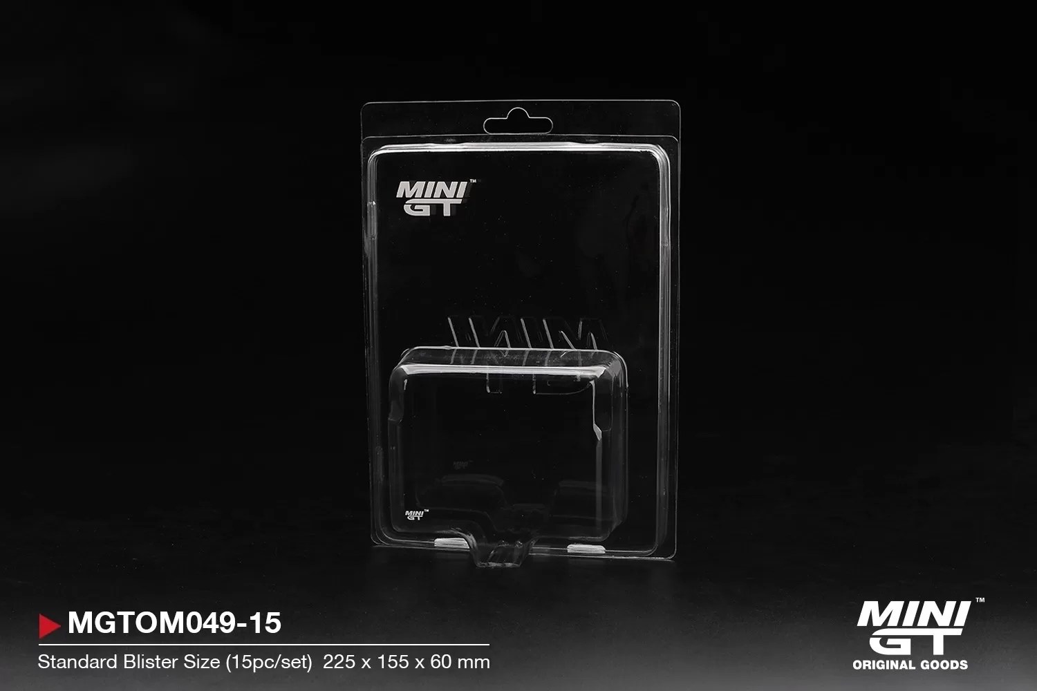 Mini GT 1/64 - Blister Protector Type A – Standard Blister Size (15pcs./Set) - MGTOM049-15